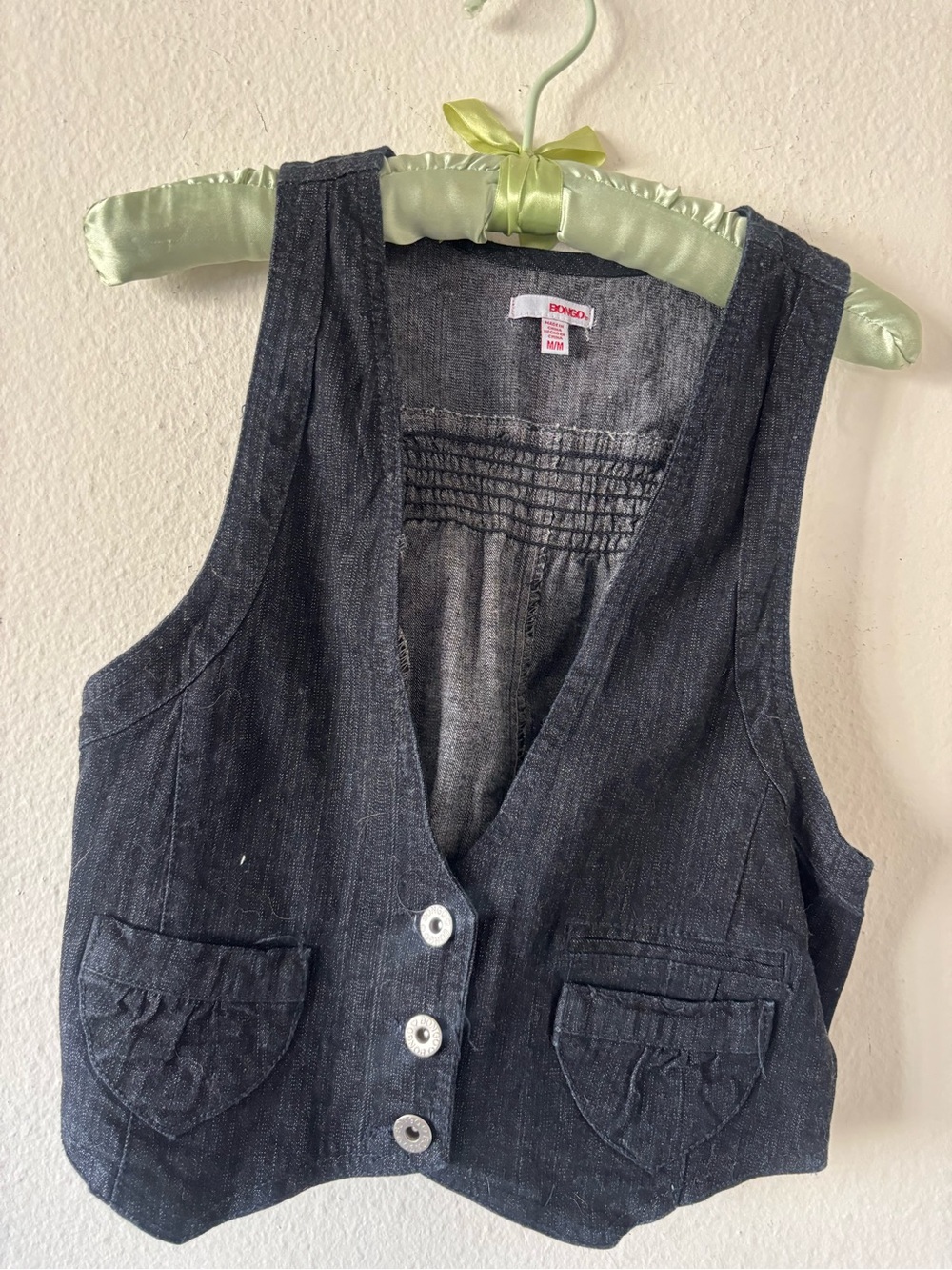 Vintage Bongo Denim Fall Vest